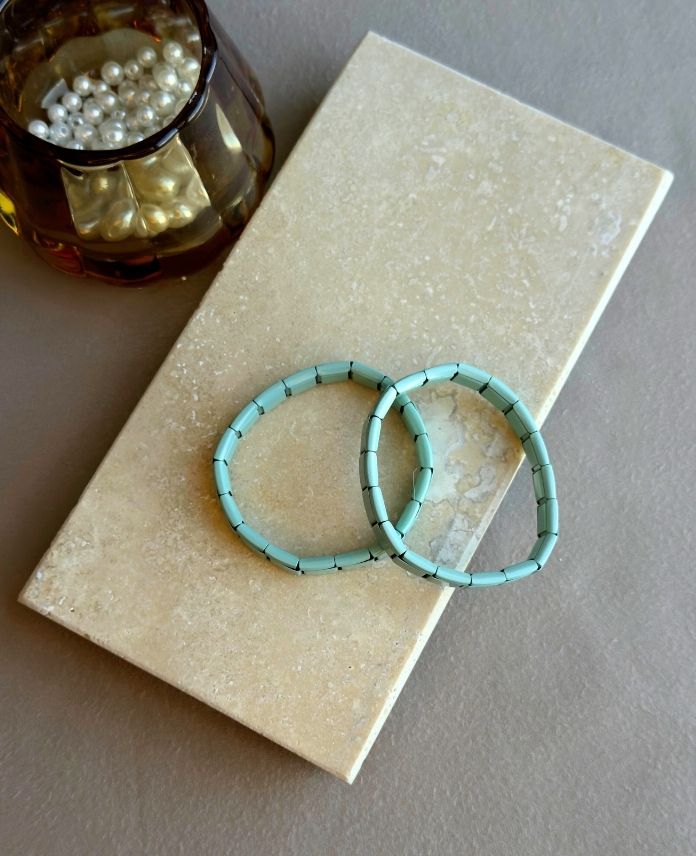 Çelik Esnek Yeşil Bileklik