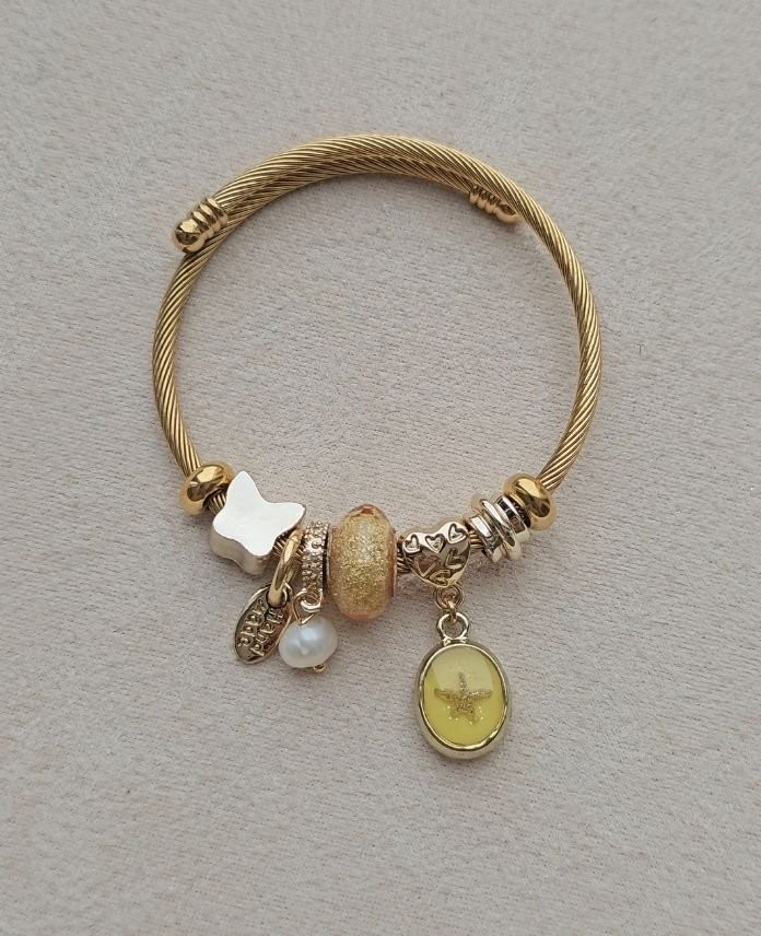 Pndr Gold Deniz Kabuğu Sarı