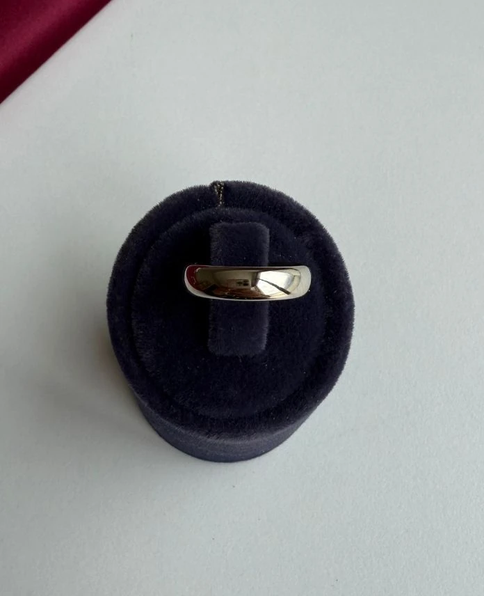 Xuping 5mm Alyans Silver Yüzük