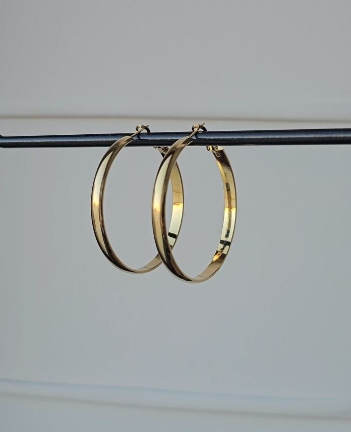 Çelika Ajda Oval 45Mm Küpe