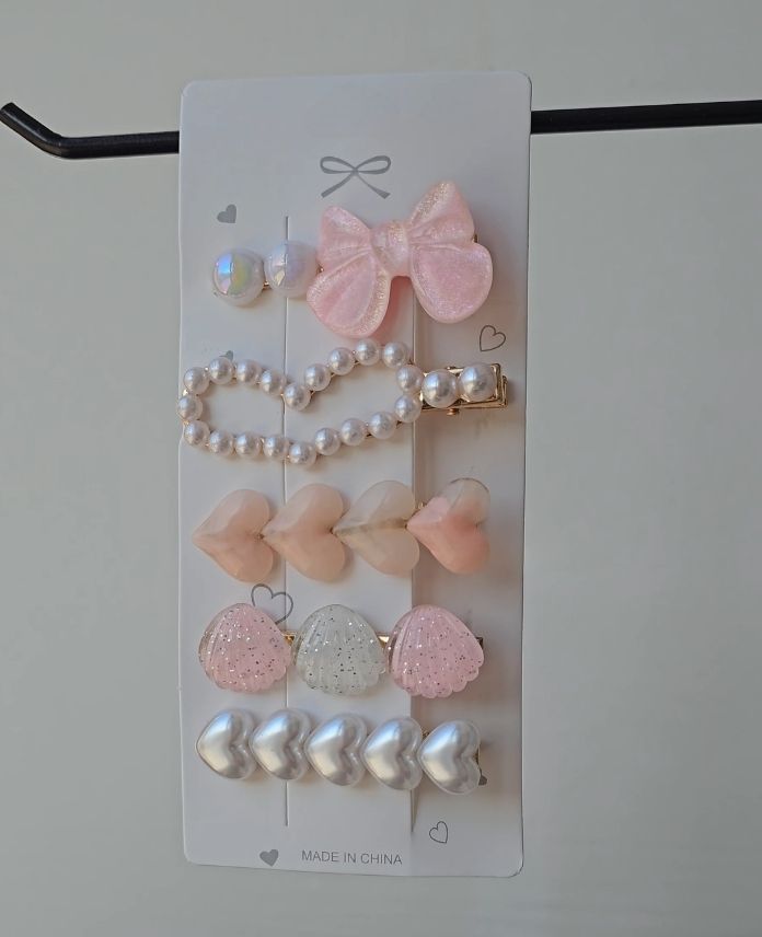 Aksesuar 5 Li Pembe Set Toka