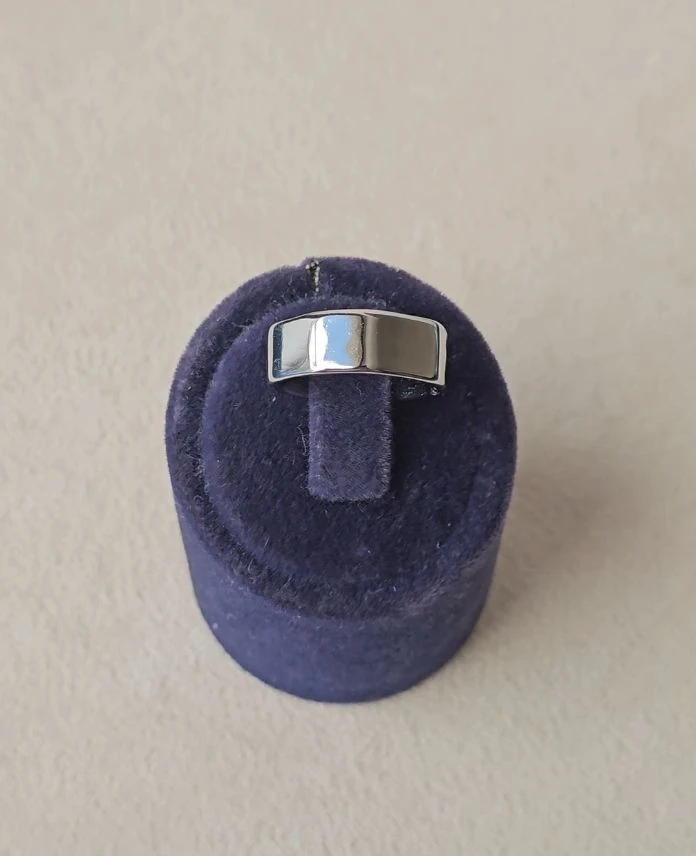 Çelik Numaralı Sekizgen Yüzük