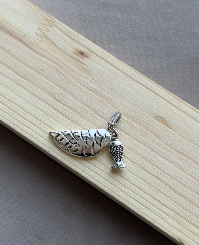 Pirinç Fermuar Charm