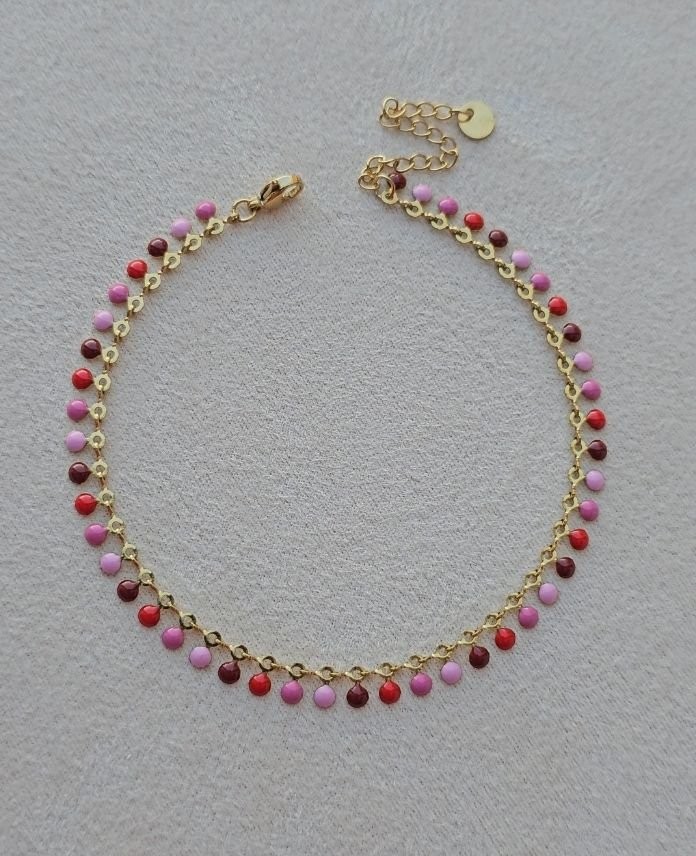 Çelik Pembe Mor Pul Halhal