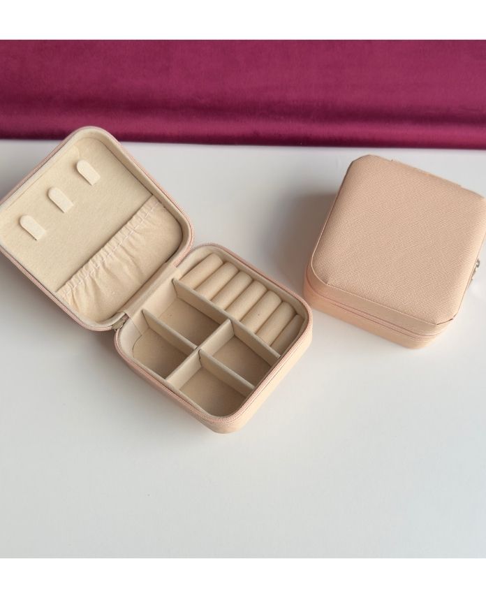 Aksesuar 10X10cm Pembe Takı Çantası