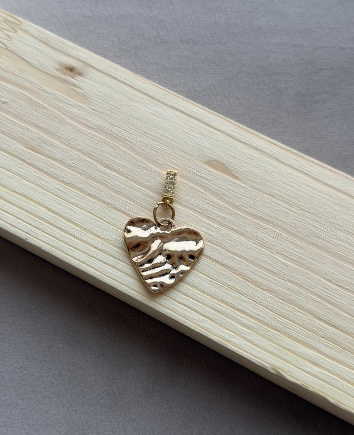 Pirinç Fermuar Charm