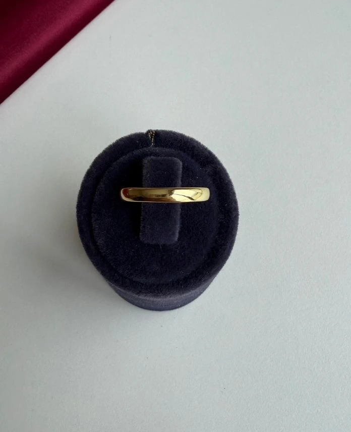 Xuping 2mm Alyans 14K Yüzük