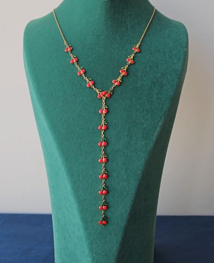 Pirinç Kiraz Y Kolye