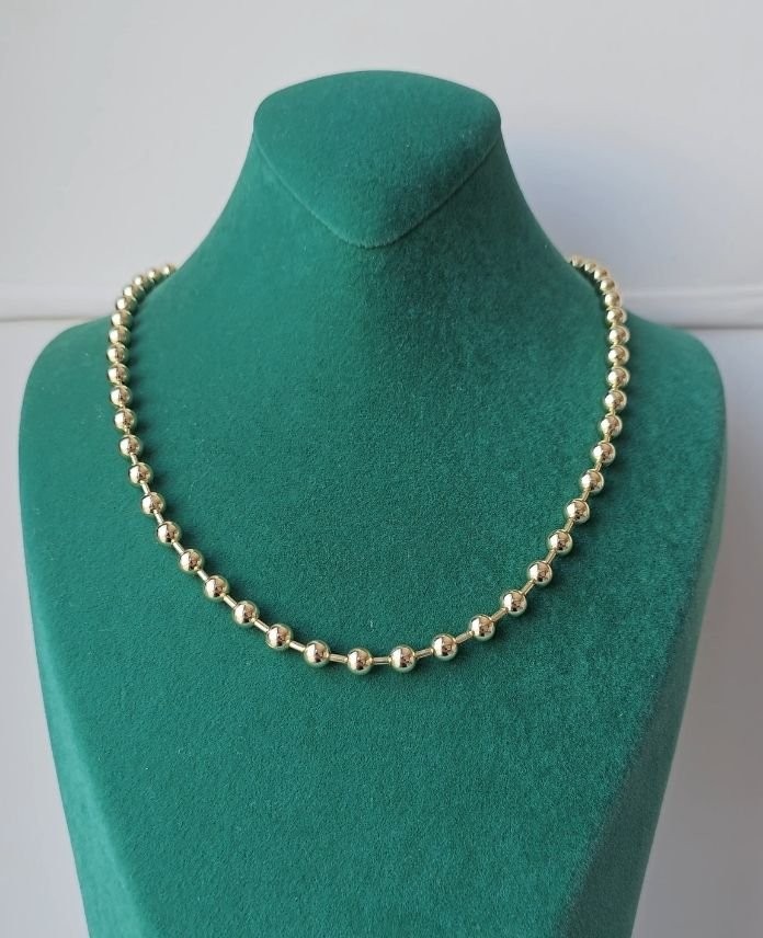 Xuping Boncuklu Gold Kolye