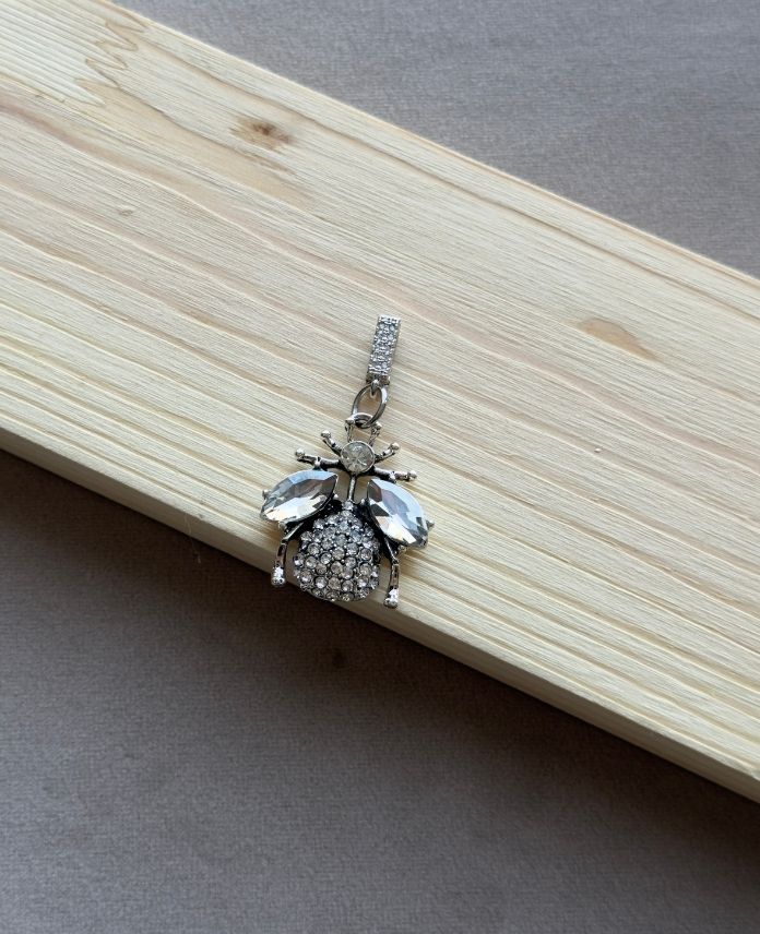 Pirinç Fermuar Charm