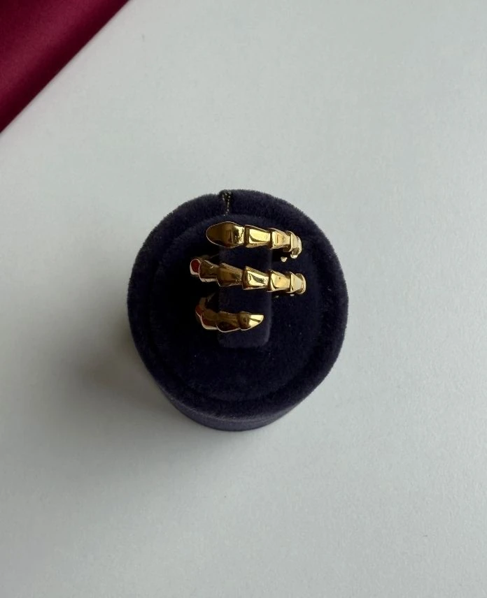 Çelik Numaralı Sarmal Yılan Yüzük