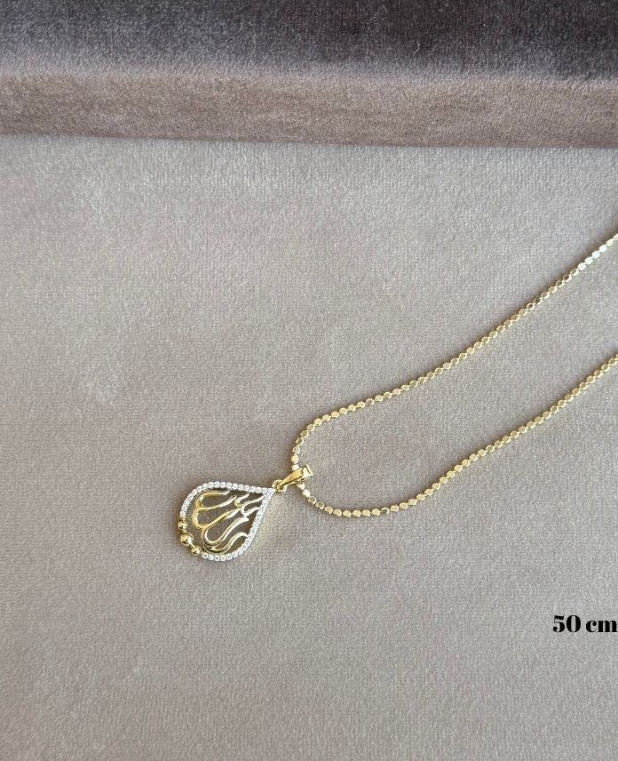Xuping Allah Taşlı 45Cm Kolye