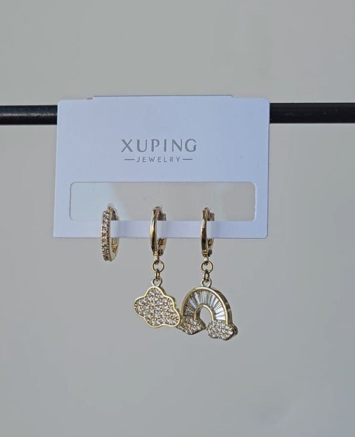 Xuping 3 Lü Gökkuşağı Küpe