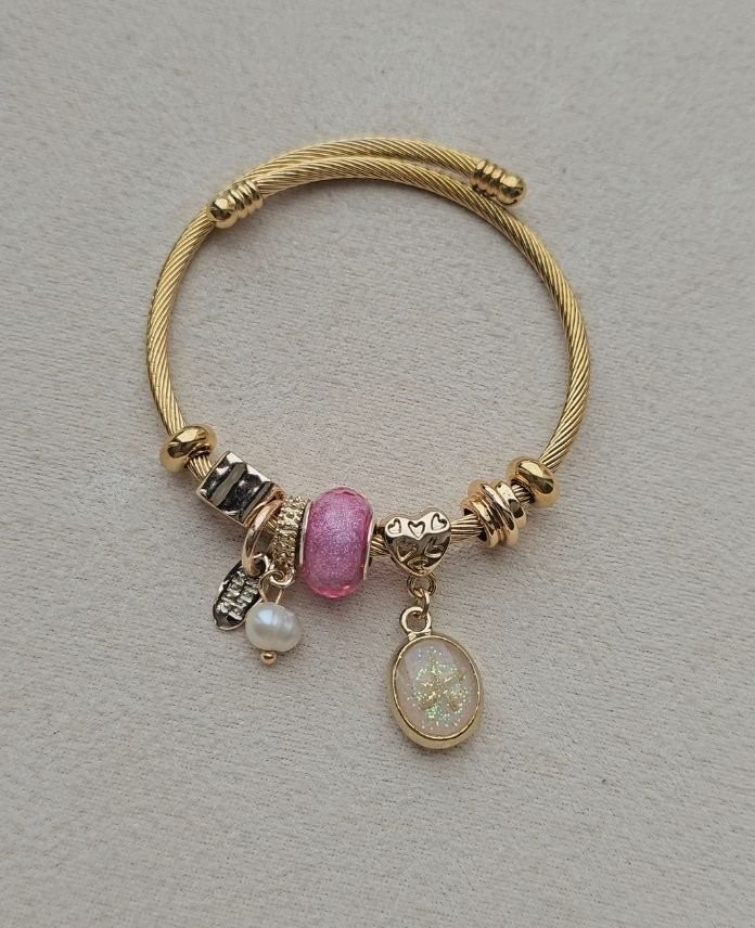 Pndr Gold Deniz Kabuğu Pembe