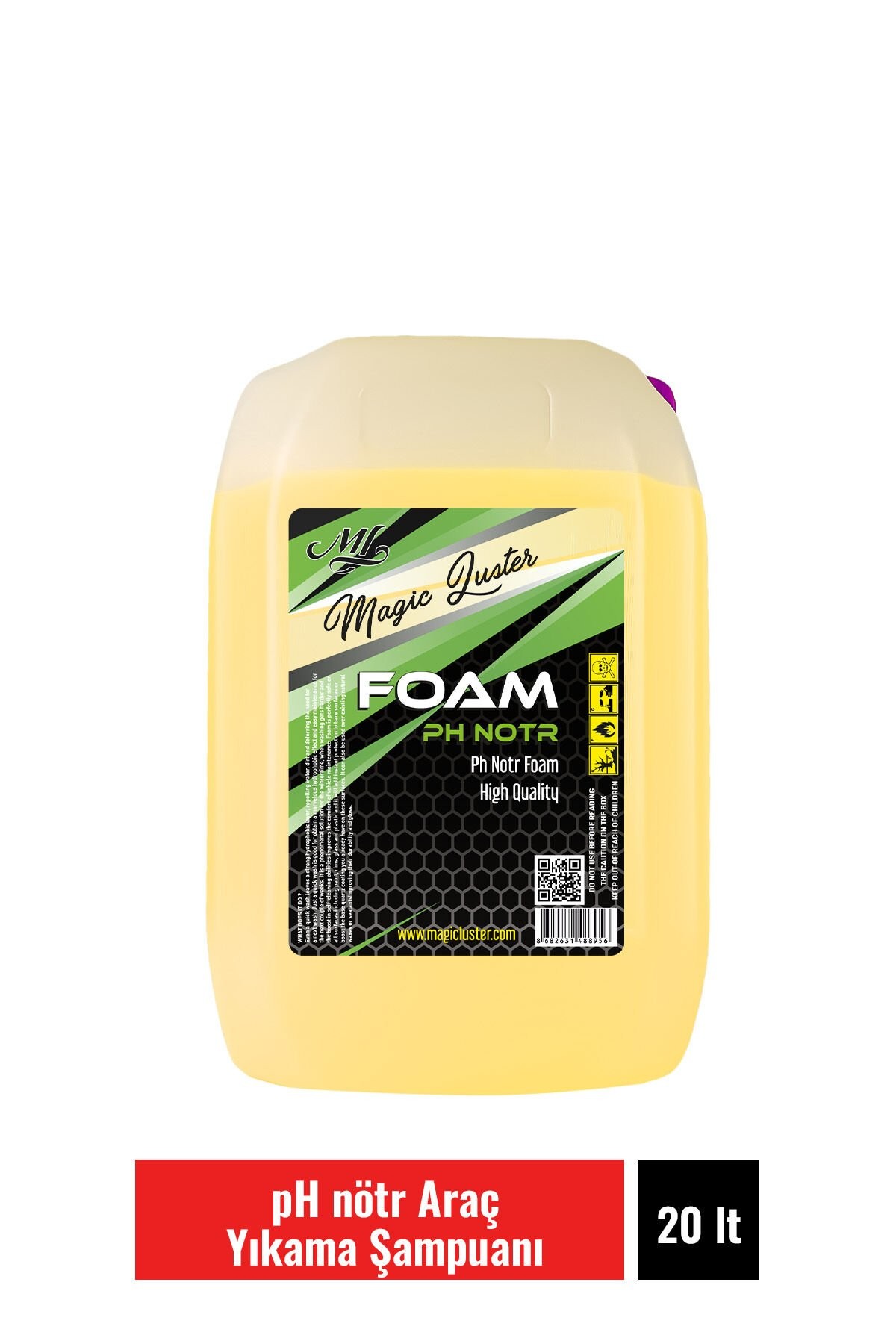 pH NOTR FOAM 20 LT ( pH nötr Araç Yıkama Şampuanı )