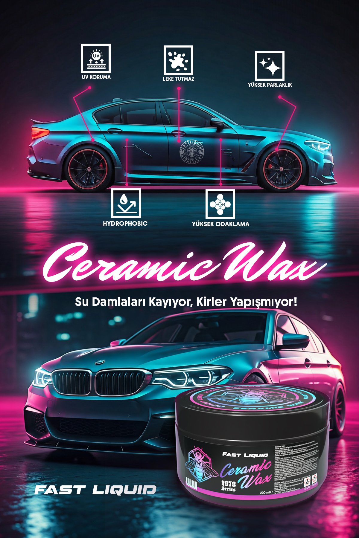 4 lü Seramik set + Ceramic wax