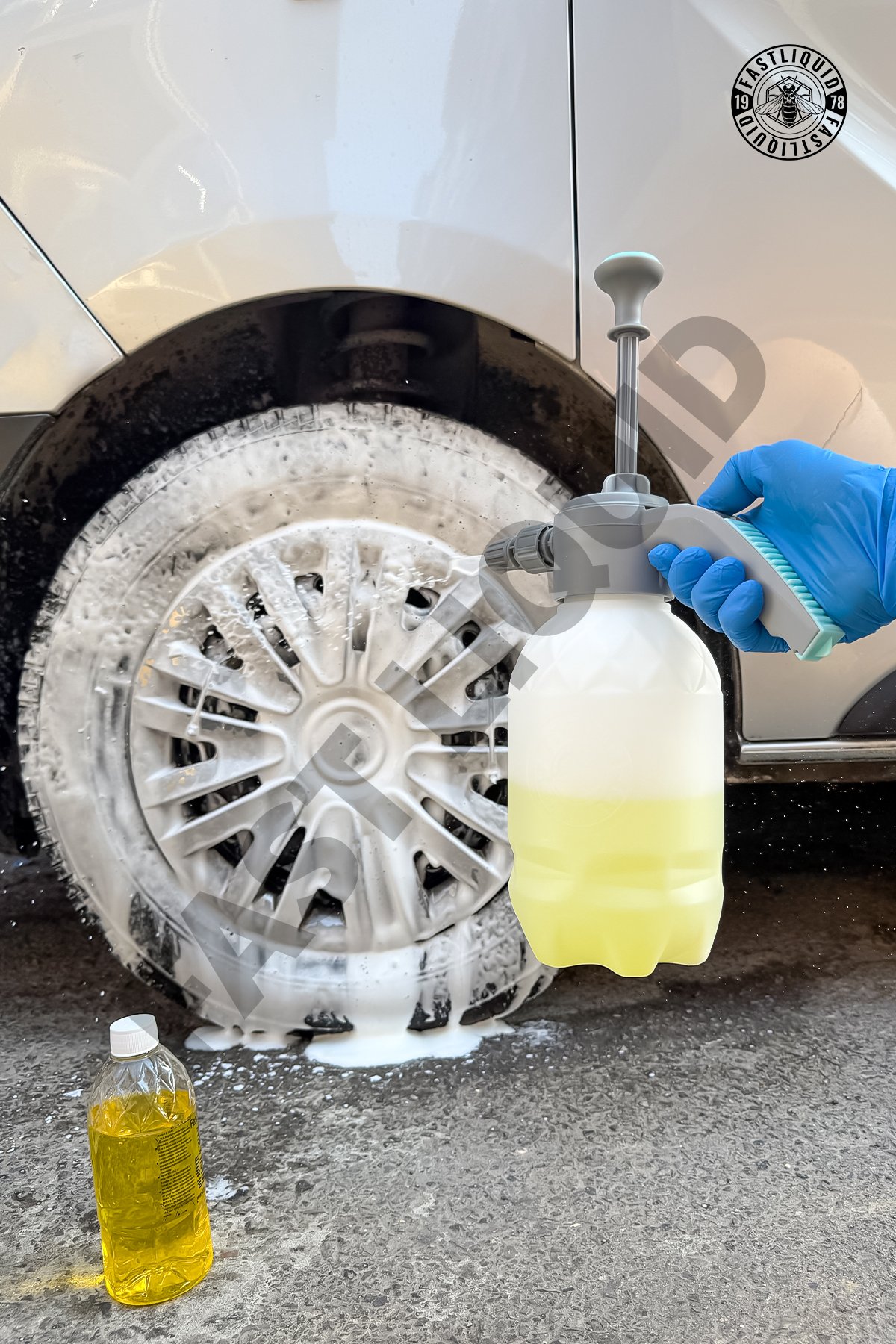 Araba Yıkama Köpük Pompası Blaster Araba Yıkama Tesisleri için Ev Sulama 2 Litre
