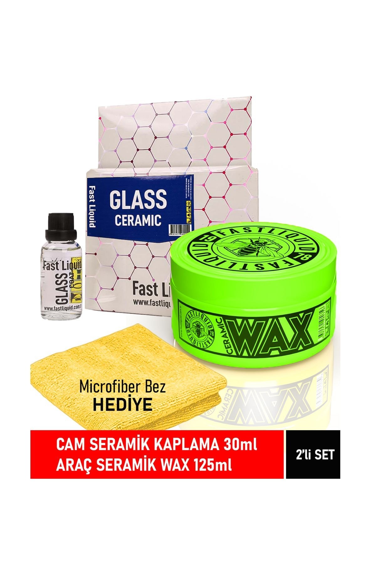 Cam Seramik Kaplama Ceramic Wax ( SET PAKET )