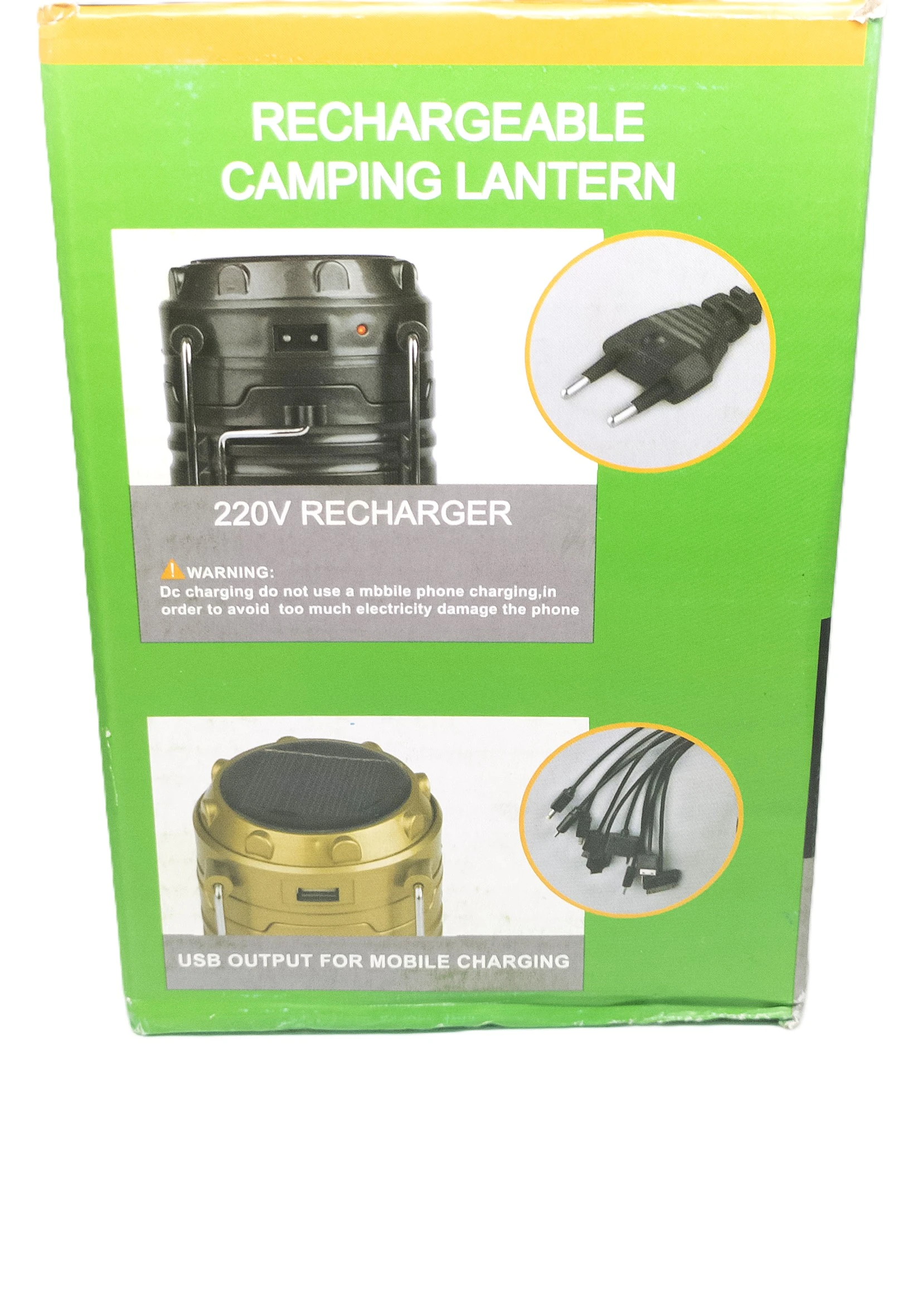 Güneş Enerjili Çok Fonksiyonlu Kamp Feneri