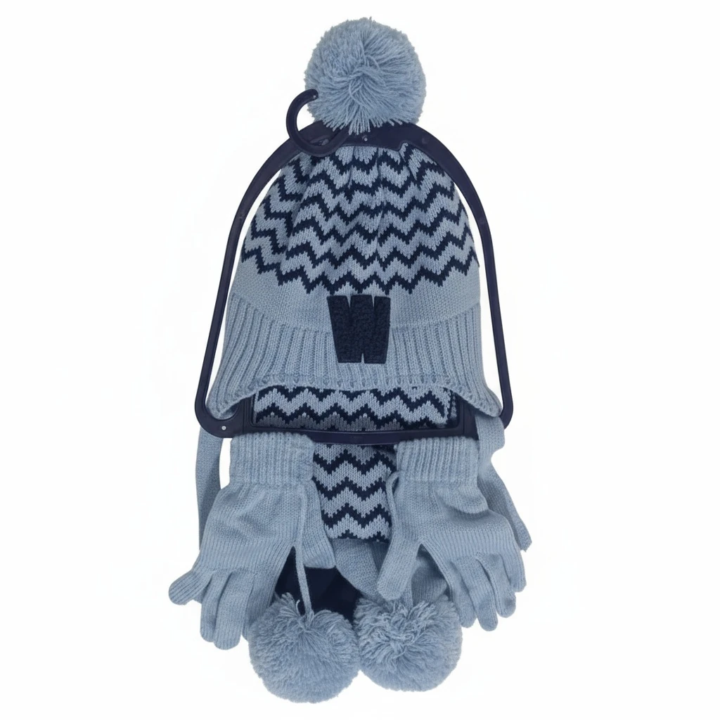 Erkek Çocuk Atkı Bere Eldiven 4-8 yaş