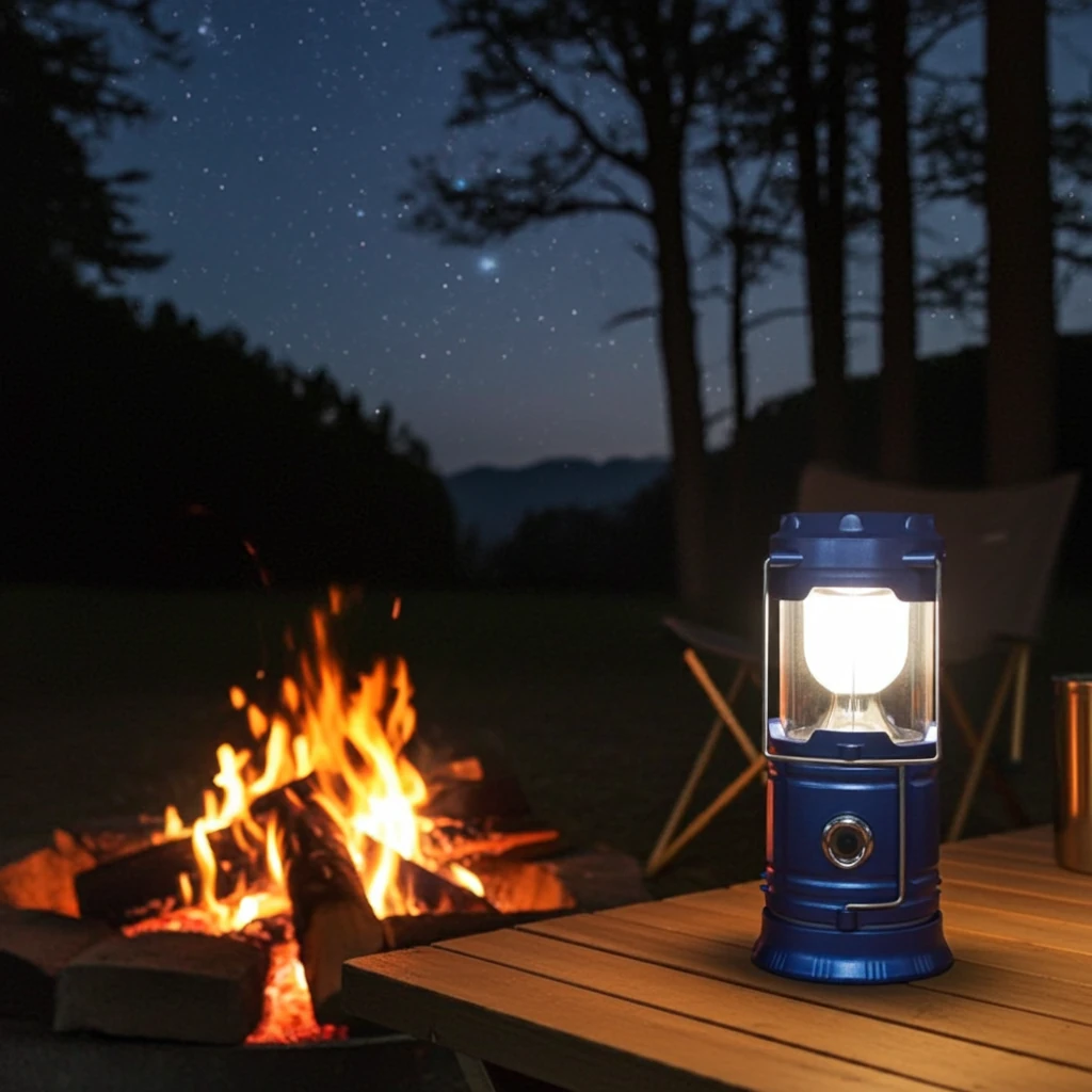 Güneş Enerjili Çok Fonksiyonlu Kamp Feneri