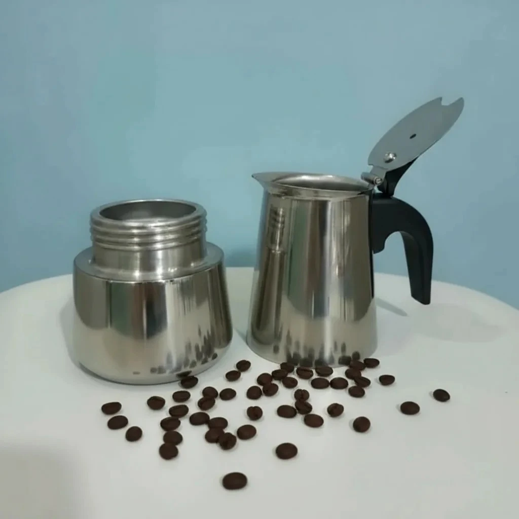 Paslanmaz Çelik Moka Pot ( 2 fincanlık )