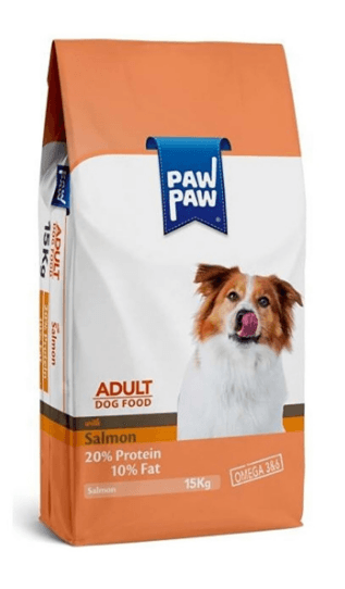 PAW PAW YETİŞKİN KÖPEK MAMASI SOMONLU 15 KG 