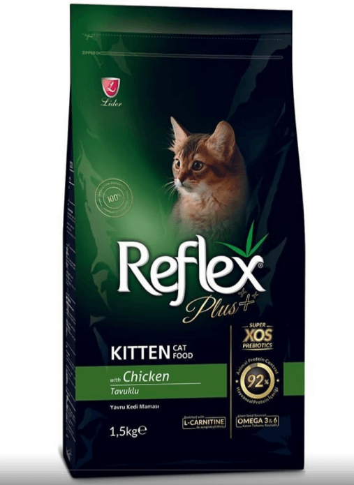 REFLEX PLUS KİTTEN TAVUKLU YAVRU KEDİ MAMASI 1,5 KG 