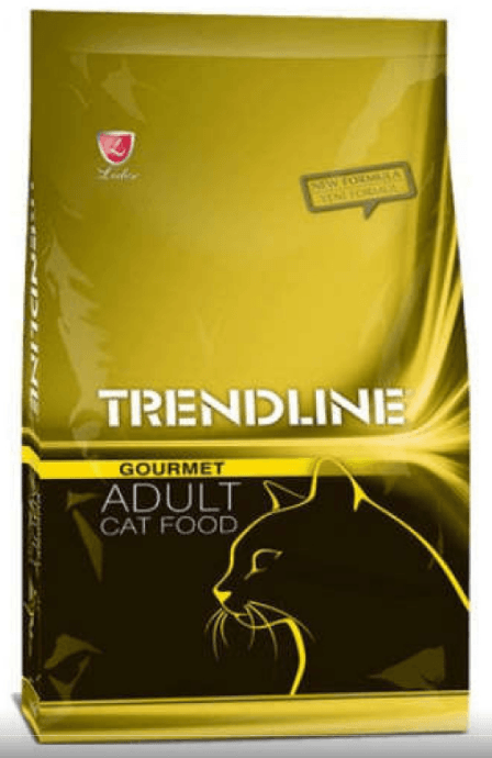 TRENDLİNE RENKLİ TAVUKLU KEDİ MAMASI 1 KG