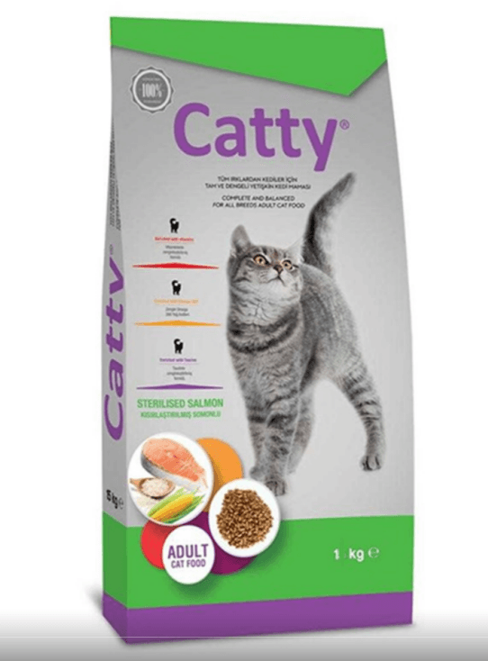 CATTY STERİLİSED SOMUNLU YETİŞKİN KEDİ MAMASI 1 KG 