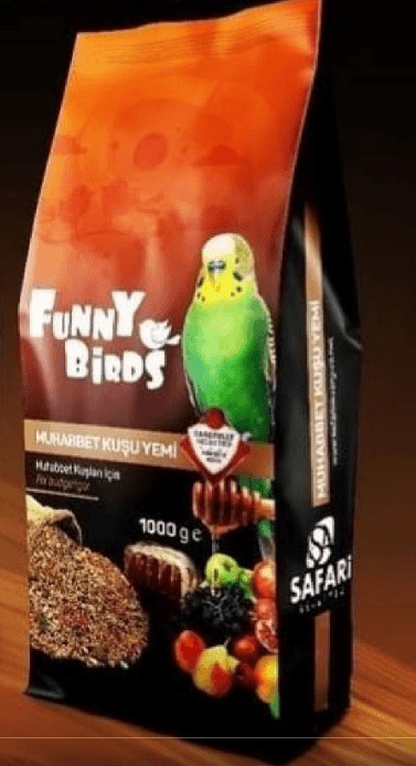 FUNNY BİRDS BALLI MUHABBET KUŞU YEMİ 1 KG 