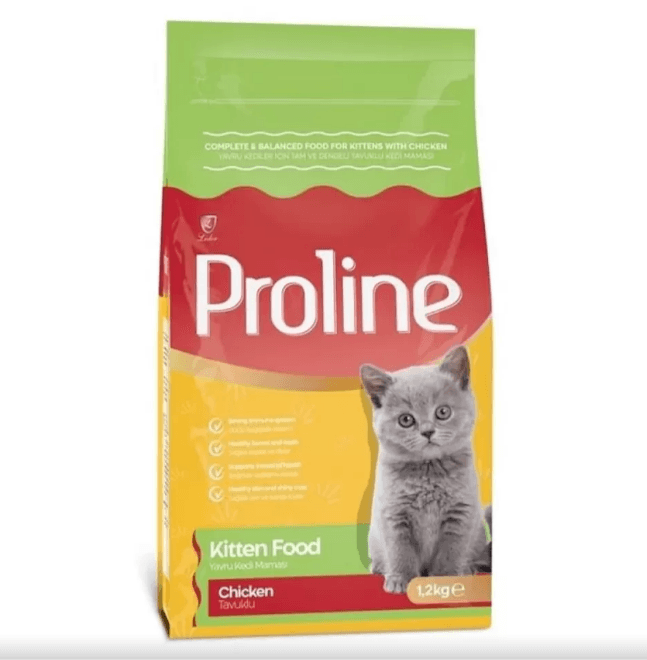 PROLİNE KİTTEN TAVUKLU YAVRU KEDİ MAMASI 1,2 KG