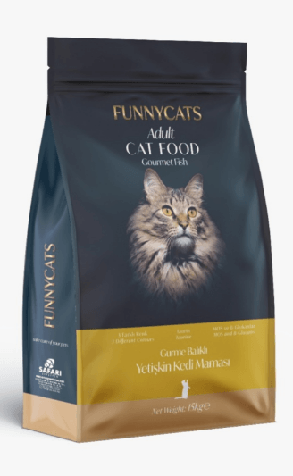 FUNNY CATS GURME BALIKLI YETİŞKİN KEDİ MAMASI 15 KG 