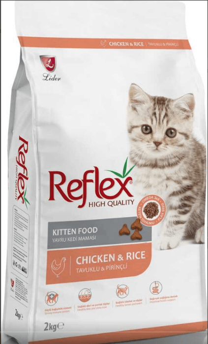 REFLEX KİTTEN TAVUKLU 2 KG YAVRU KURU KEDİ MAMASI