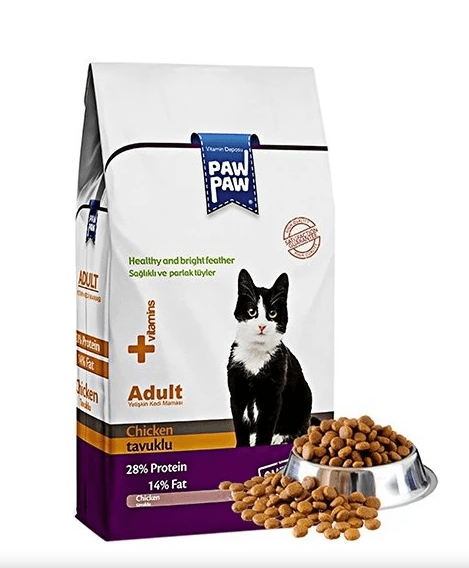 PAW PAW SOMONLU YETİŞKİN KEDİ MAMASI 1,5 KG 