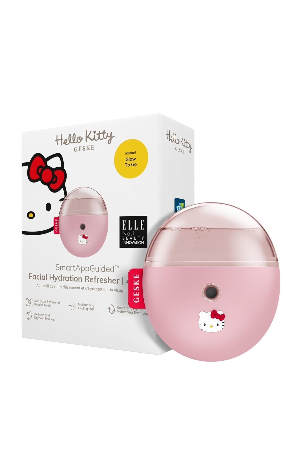 Hello Kitty Buharlı Cilt Nemlendirici ve Yenileyici Yüz Bakım Cihazı | Facial Hydration Refresher - Hello Kitty Pembe