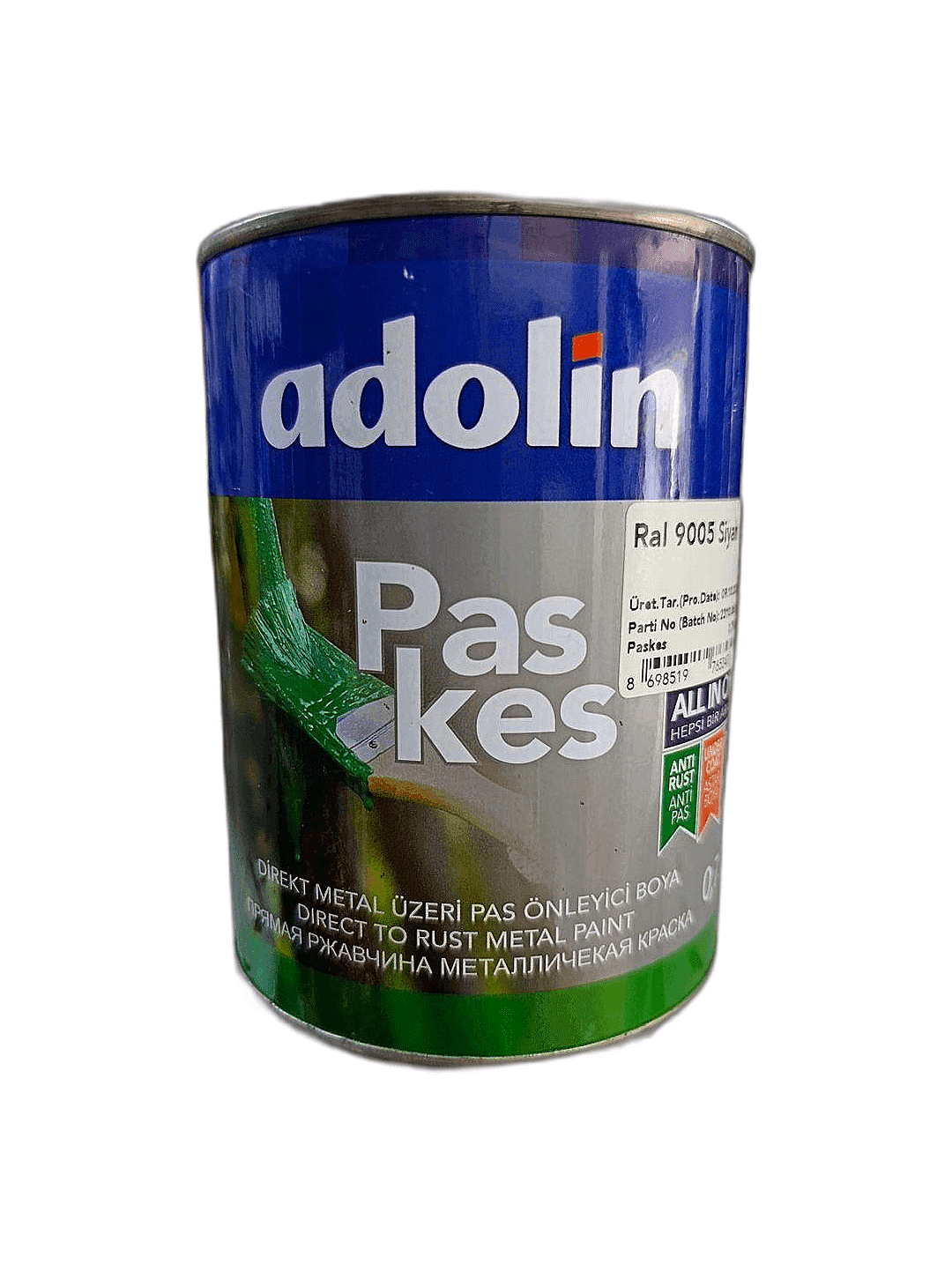 Adolin Paskes Siyah 9005 0.75 L