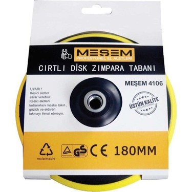 Cırtlı Disk Zımpara Tabanı