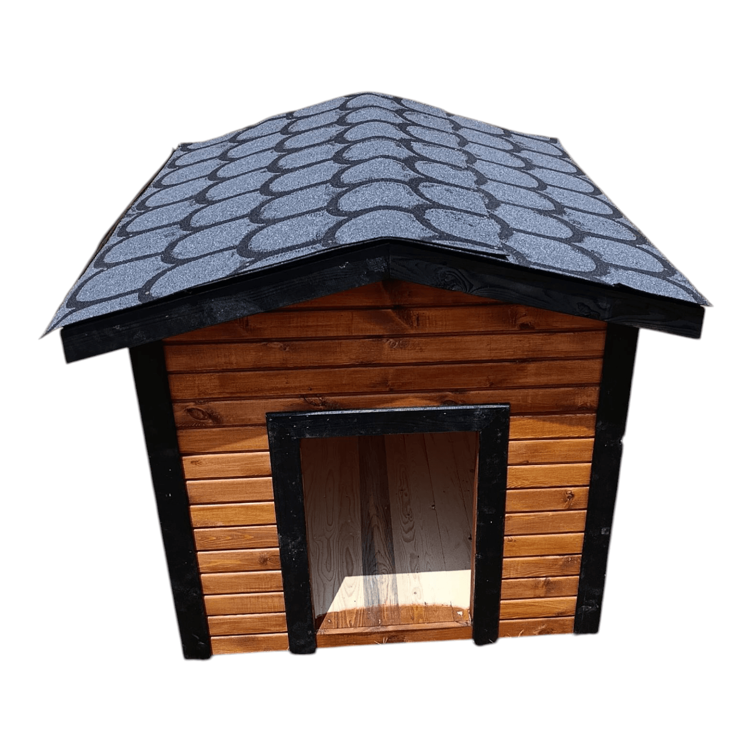 Ahşap Köpek Kulübesi 80x80x80 cm