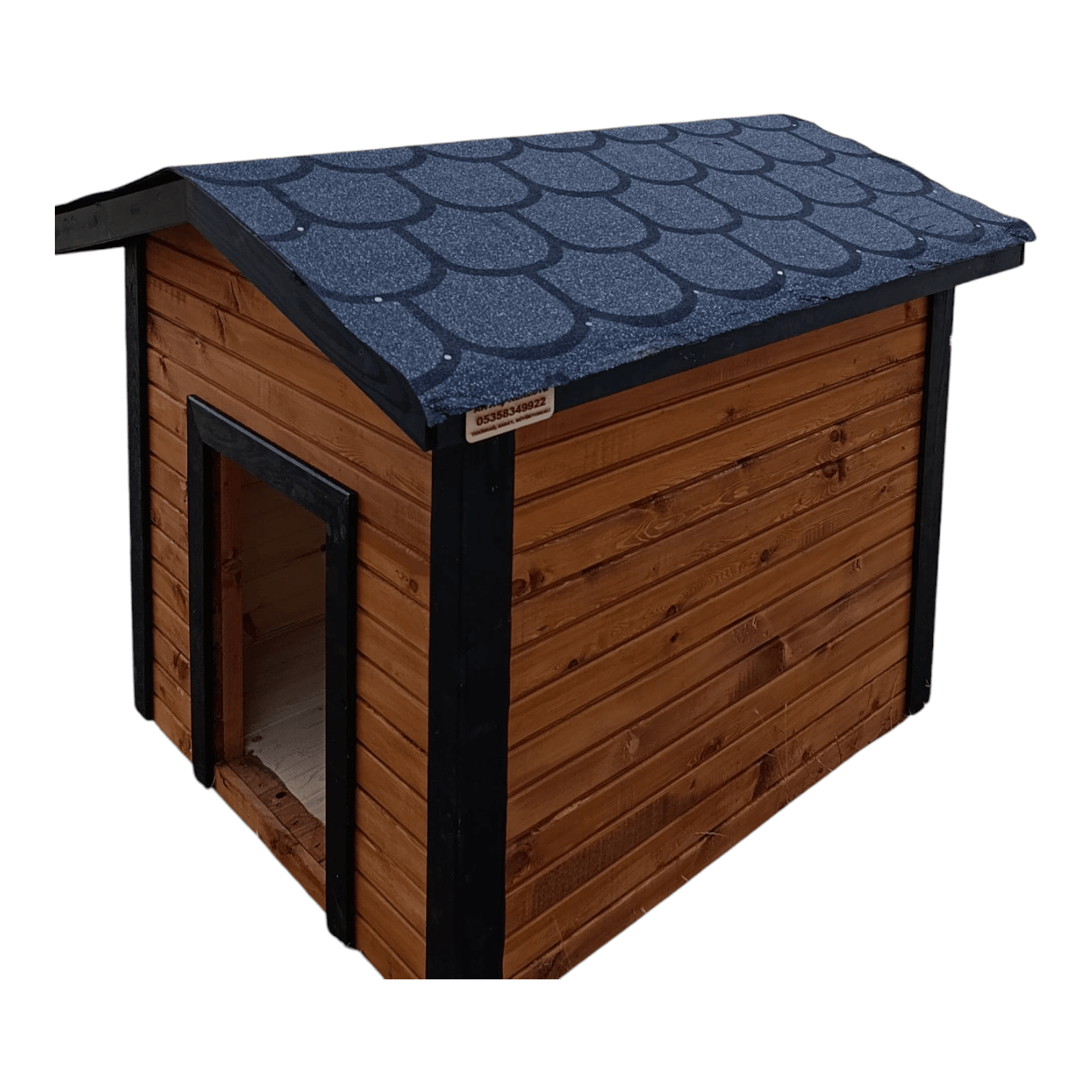 Ahşap Köpek Kulübesi 80x80x80 cm