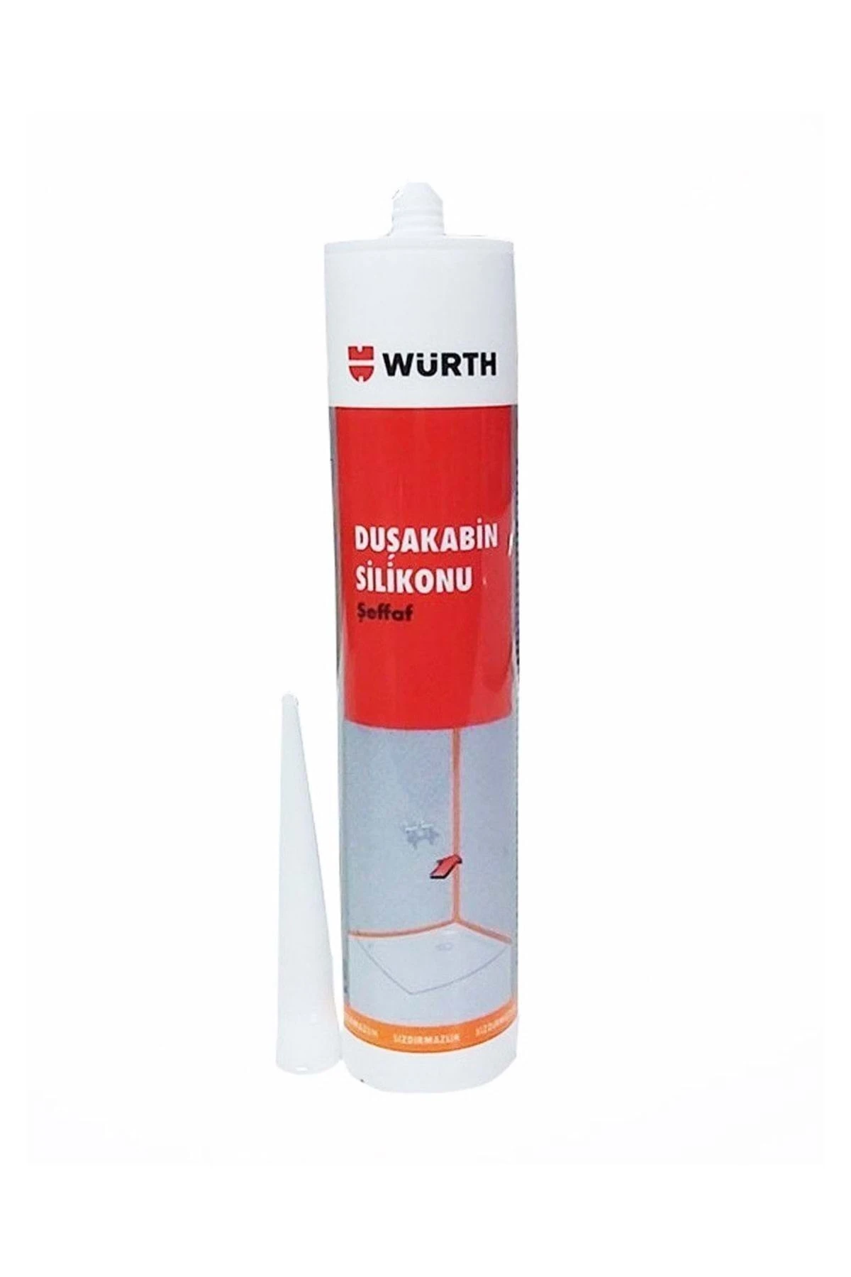 Duşakabin Silikonu Şeffaf 310 Ml