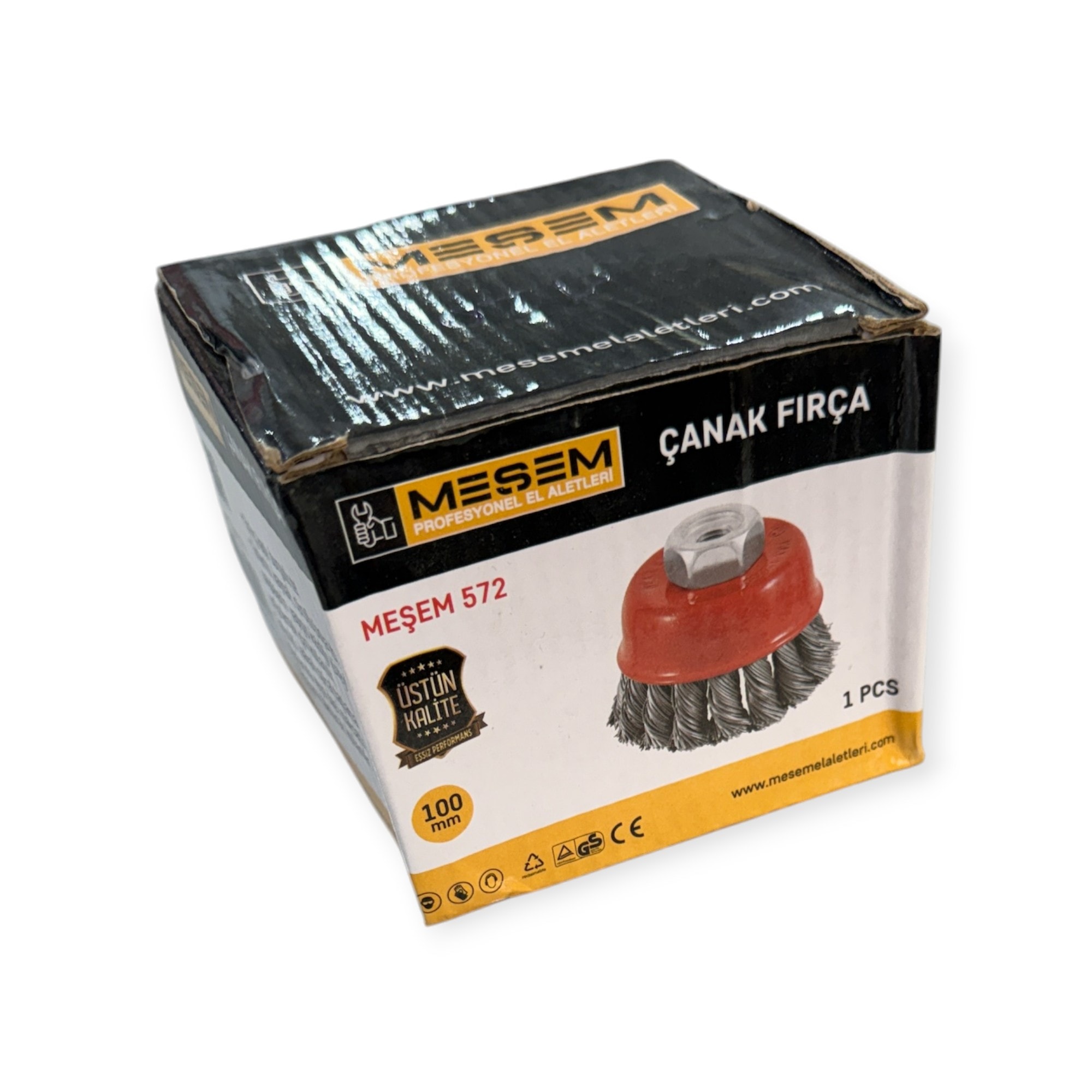 Meşem Burma Telli Çanak Fırça
