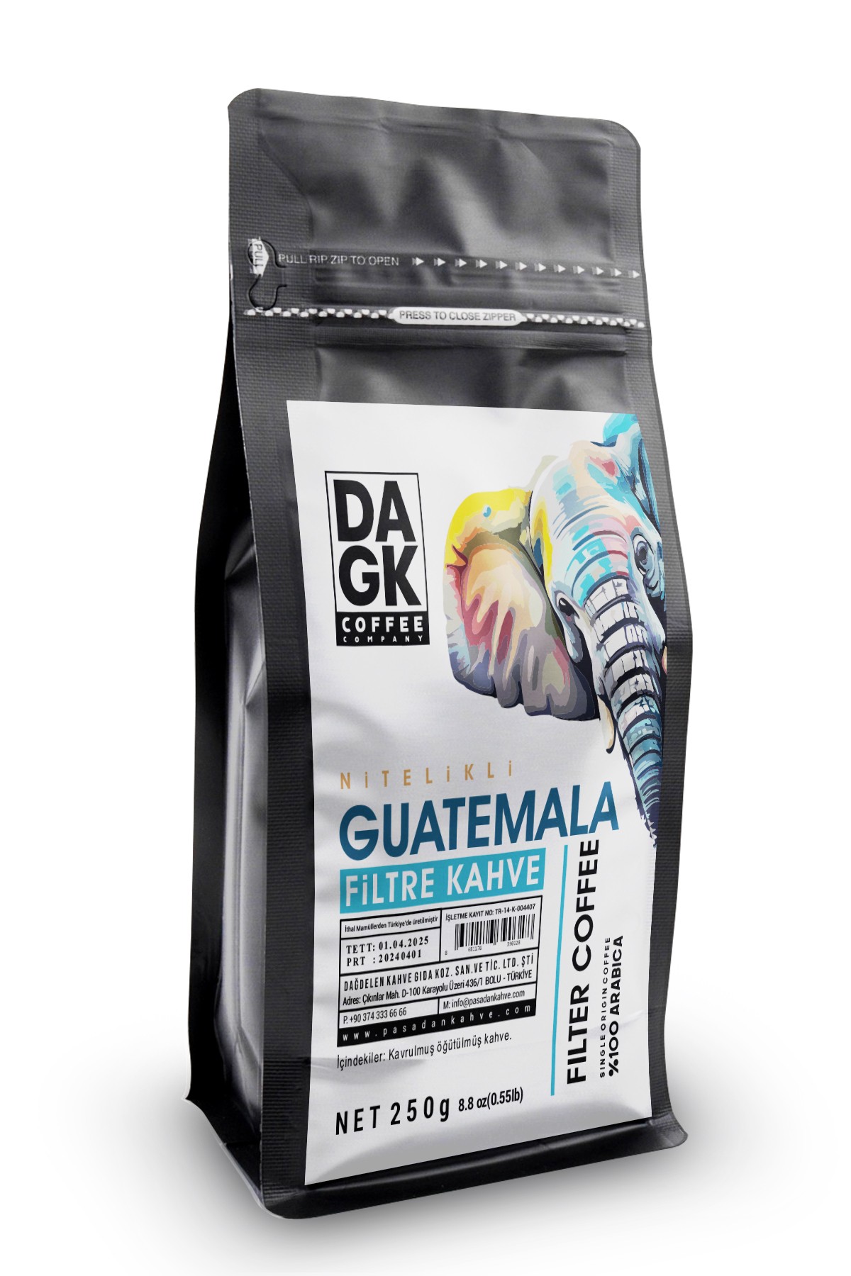 Filtre Kahve Guatemala 250gr Öğütülmüş