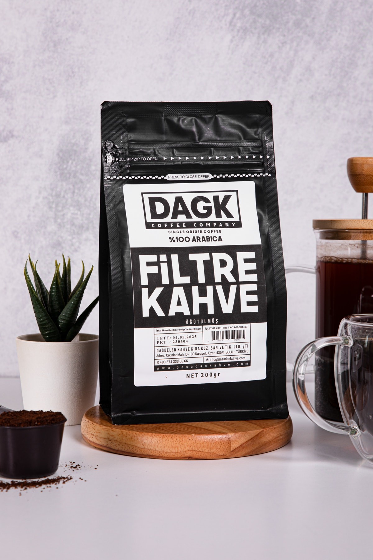 Filtre Kahve 200gr Öğütülmüş
