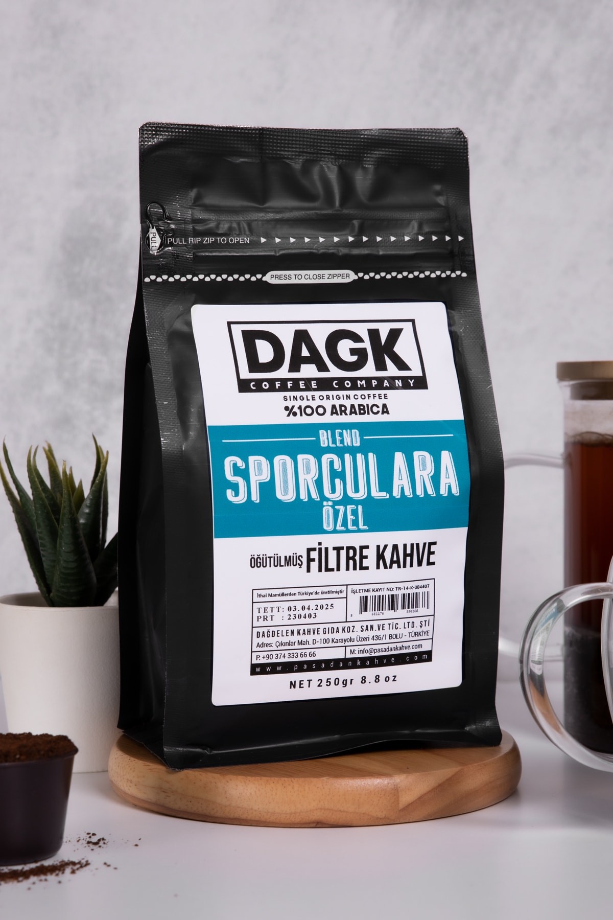 Sporculara Özel Filtre Kahve 250g Öğütülmüş