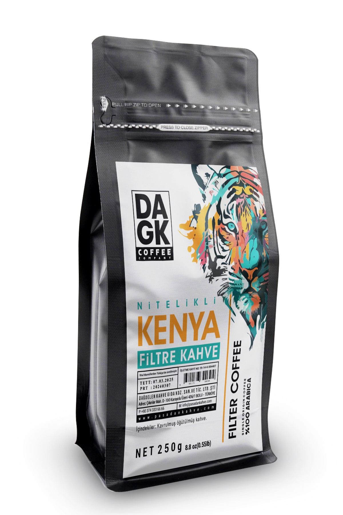 Filtre Kahve Kenya 250gr Öğütülmüş