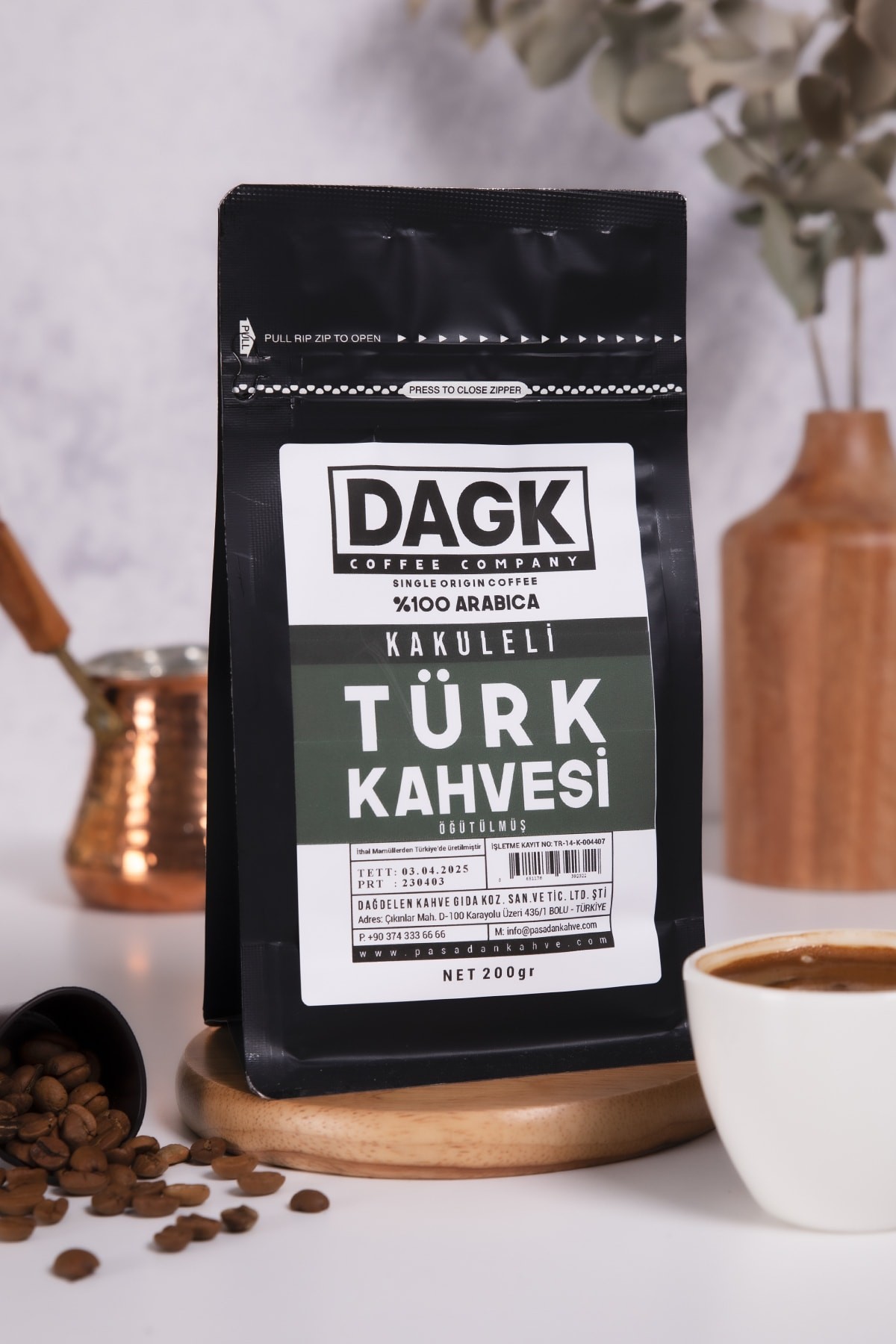 Kakuleli Türk Kahvesi 200g Öğütülmüş