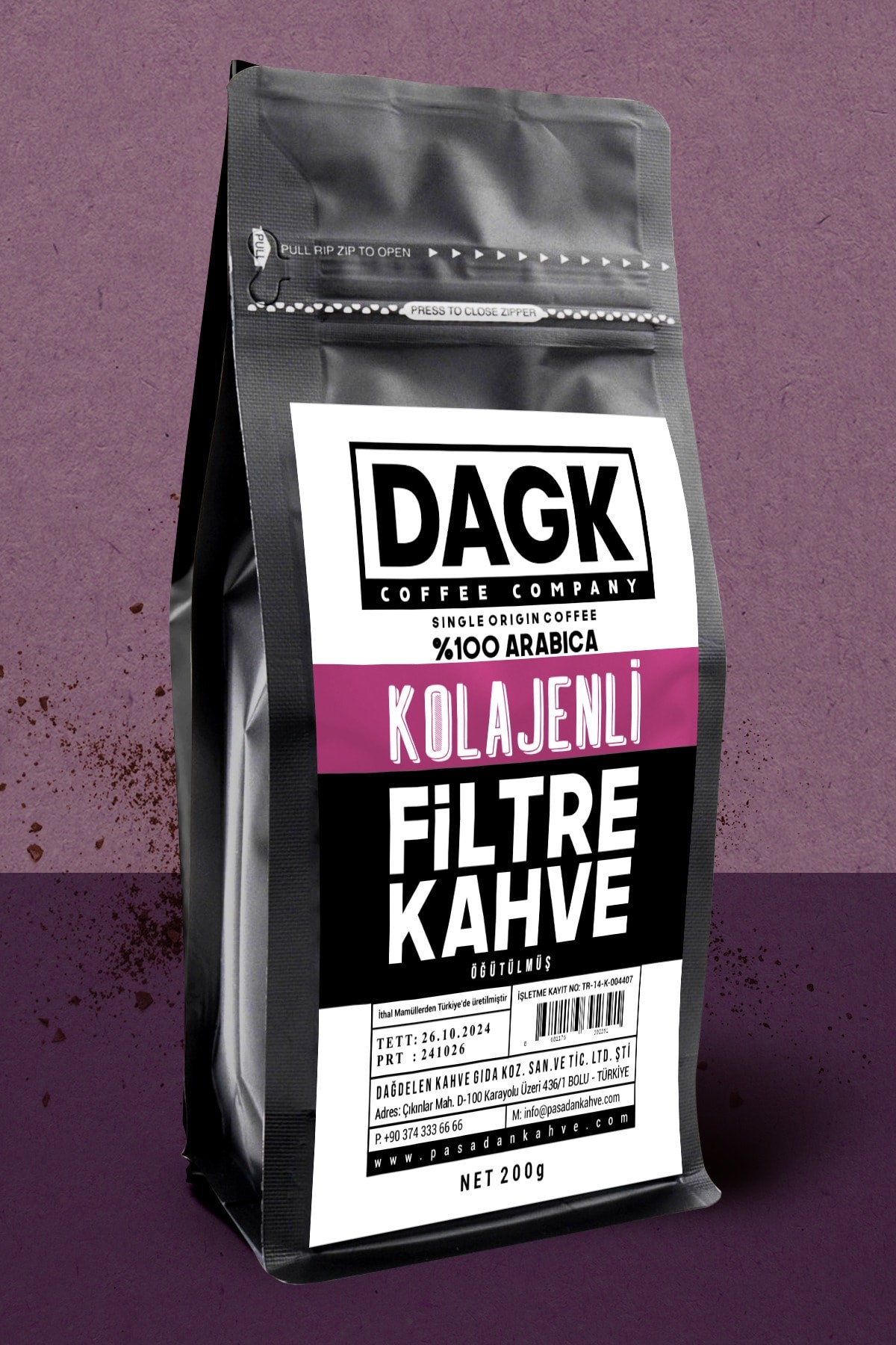 Kolajenli Filtre Kahve Öğütülmüş 200g