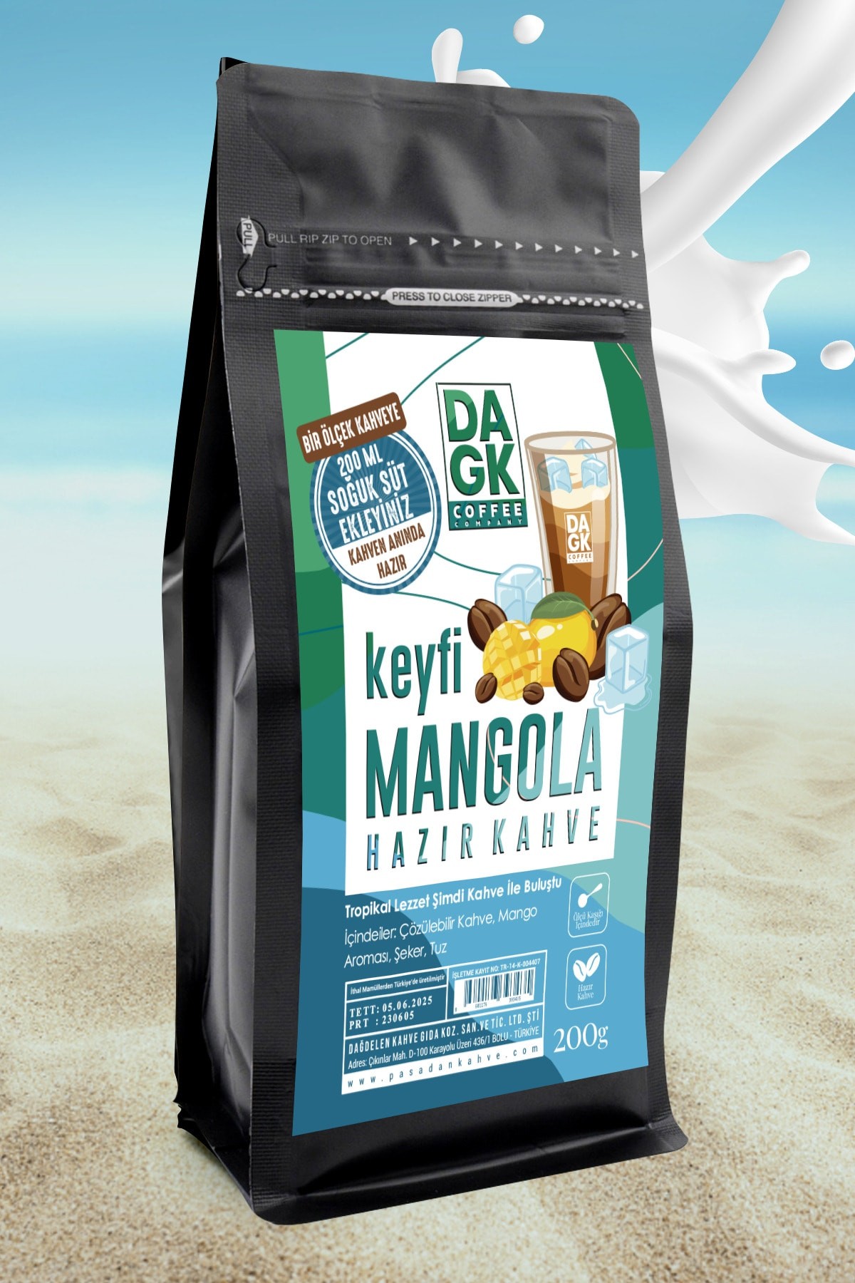 Soğuk Hazır Kahve Mango Aromalı 200 g