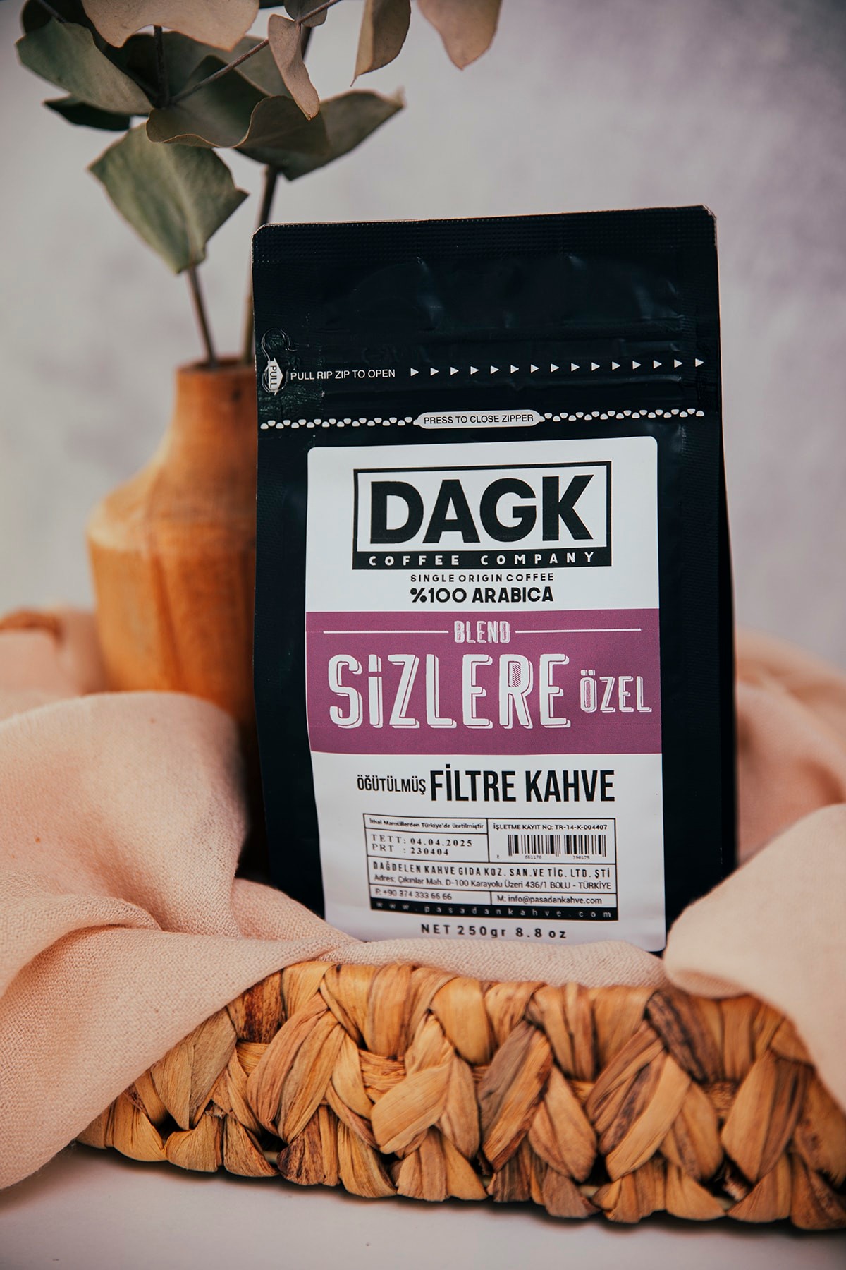 Sizlere Özel Filtre Kahve 250g Öğütülmüş
